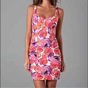 Nanette Lepore Colorful Candy Girl Floral Dress 10